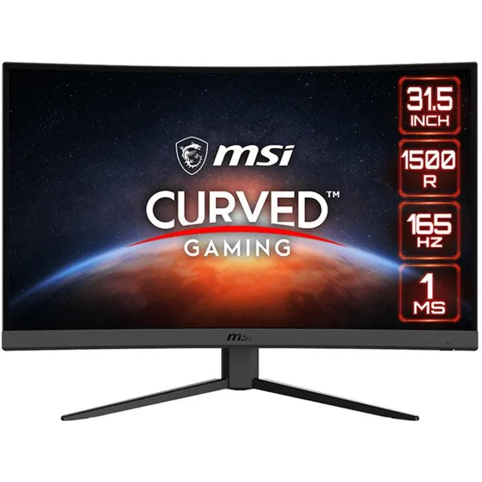 Monitor Gamer Curvo 32 MSI OPTIX G32C4W 1ms 165Hz Full HD VA FreeSync HDMI DP