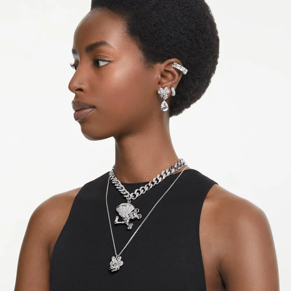 Colgante Disney Minnie Mouse, Blanco, Recubrimiento en rodio