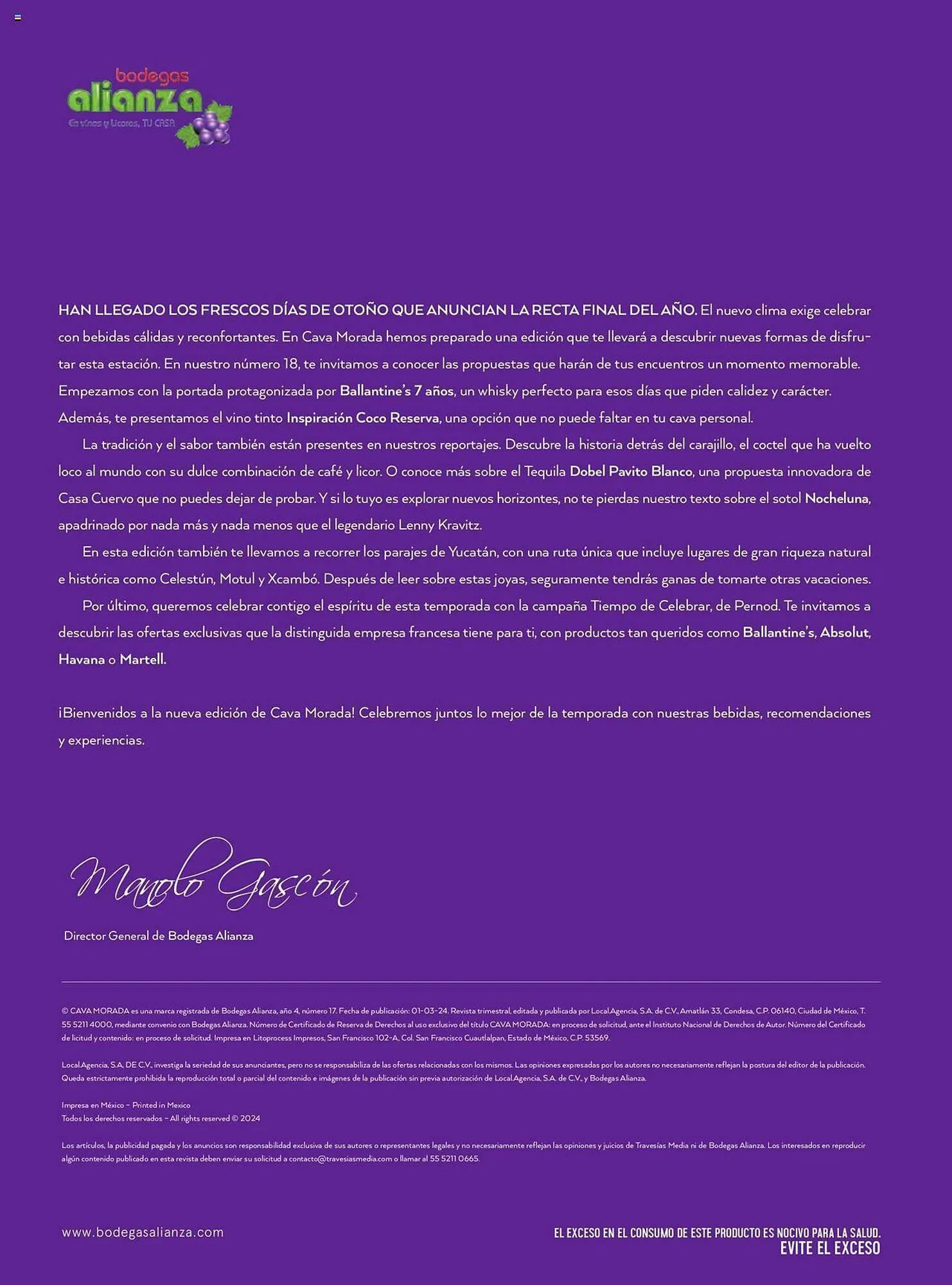 Catálogo de Catálogo Bodegas Alianza 1 de octubre al 31 de diciembre 2024 - Pagina 4