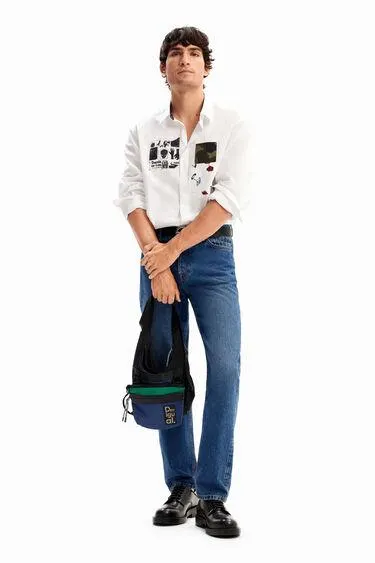 Camisa popelín patch