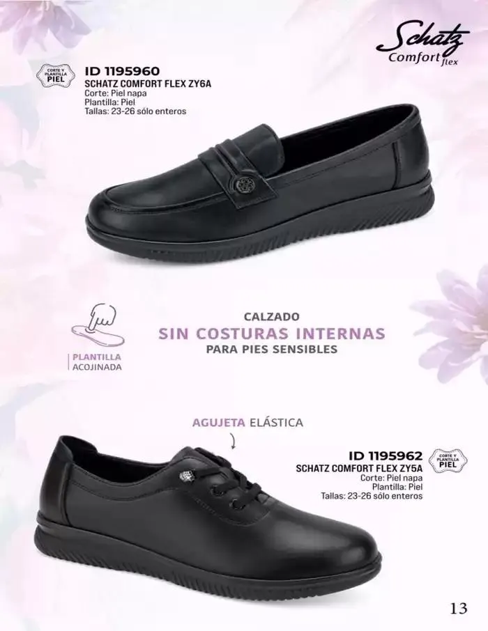 Catálogo de COMODIDAD EN PIEL | ACO | 2025 | 1E 1 de abril al 30 de junio 2025 - Pagina 13