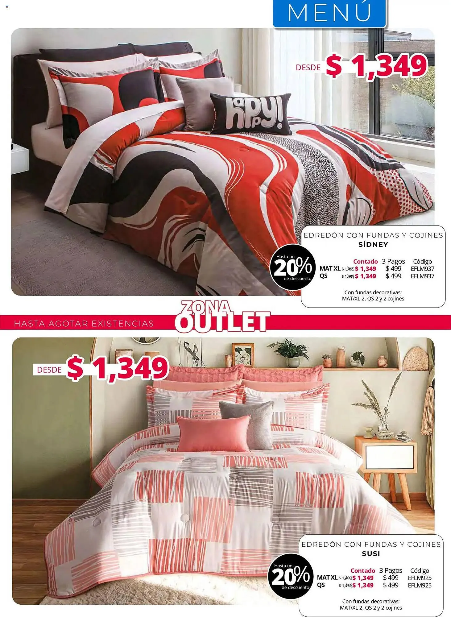 Catálogo de Catálogo Colchas Concord 1 de mayo al 1 de agosto 2026 - Pagina 215