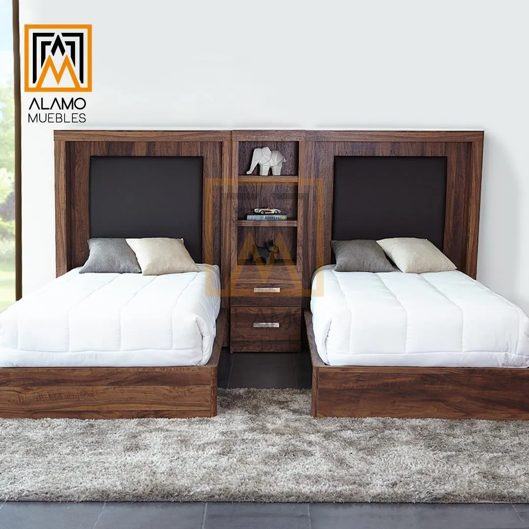 Set Suecia Gemela Individual Roble Americano 5 Piezas