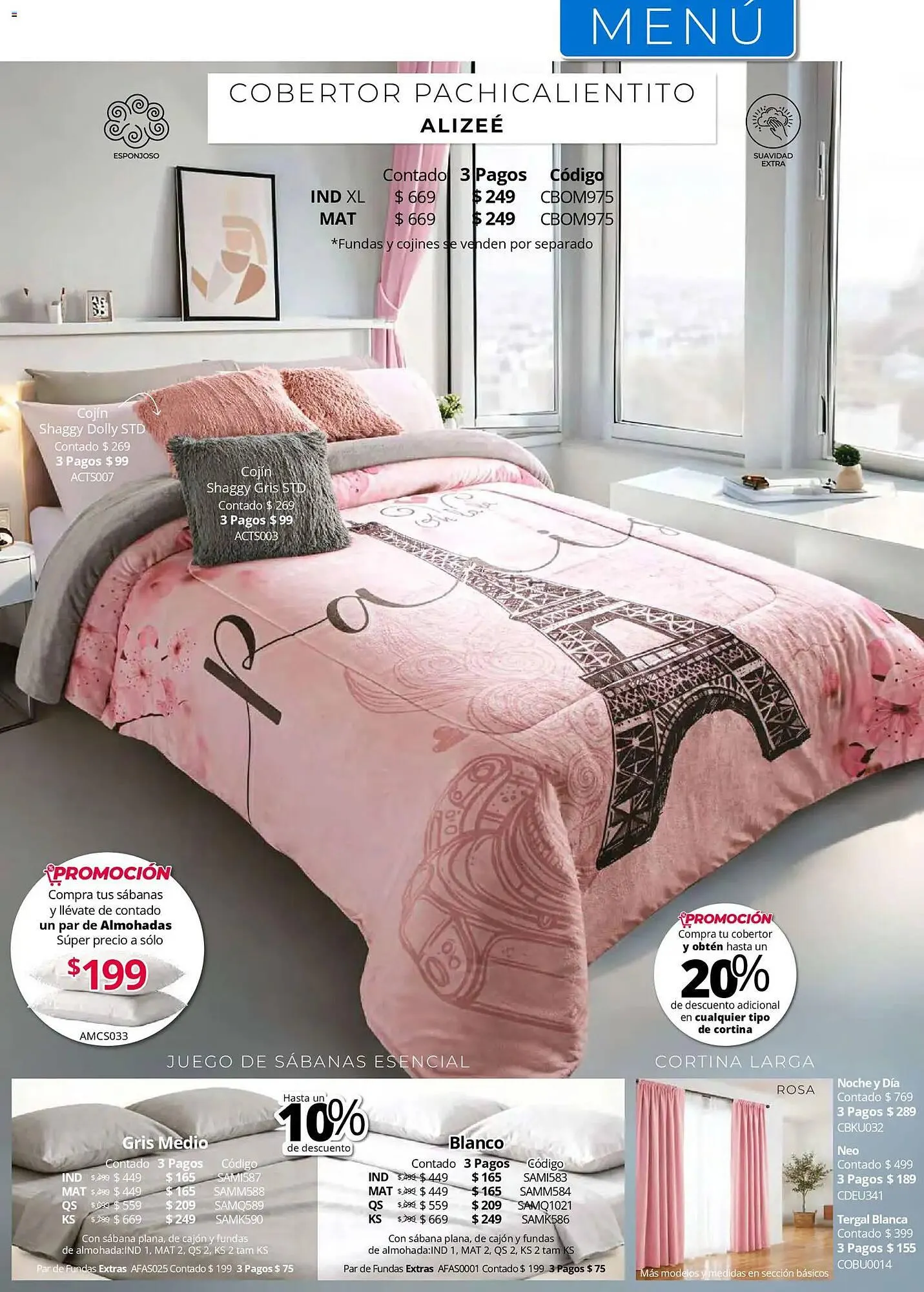 Catálogo de Catálogo Colchas Concord 1 de mayo al 1 de agosto 2026 - Pagina 299