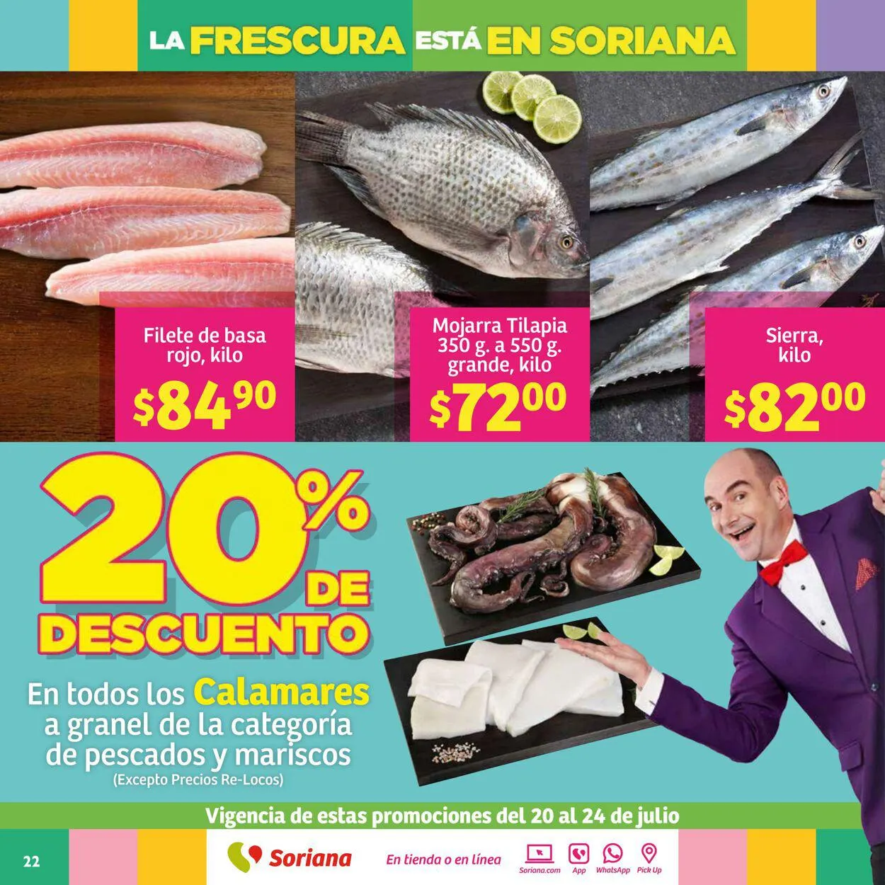 Catálogo de Soriana - Folleto Julio Regalado Super Nacional Oferta actual 20 de julio al 26 de julio 2023 - Pagina 22