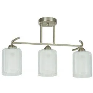 Lámpara de Techo Lumicentro Níquel 3 Luces