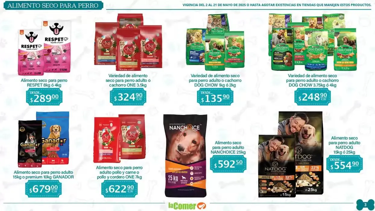 Catálogo de La Comer - Especial Mascotas 2 de mayo al 21 de mayo 2025 - Pagina 3