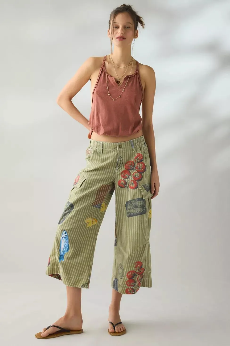 BDG A Cut Above Cropped Wide Leg Pant