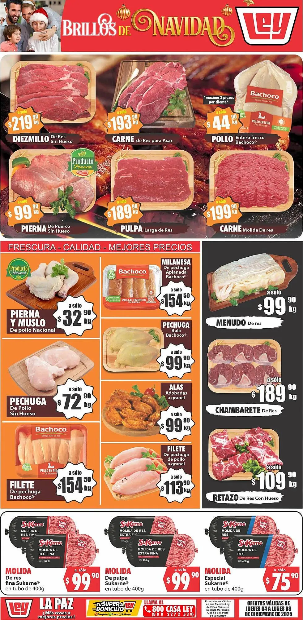 Catálogo de Folleto Casa Ley 4 de diciembre al 9 de diciembre 2025 - Pagina 1