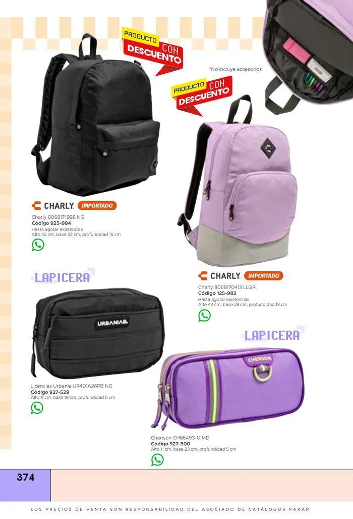 Catálogo de Pakar Casual Otoño-Invierno 2024 26 de julio al 31 de diciembre 2024 - Pagina 374