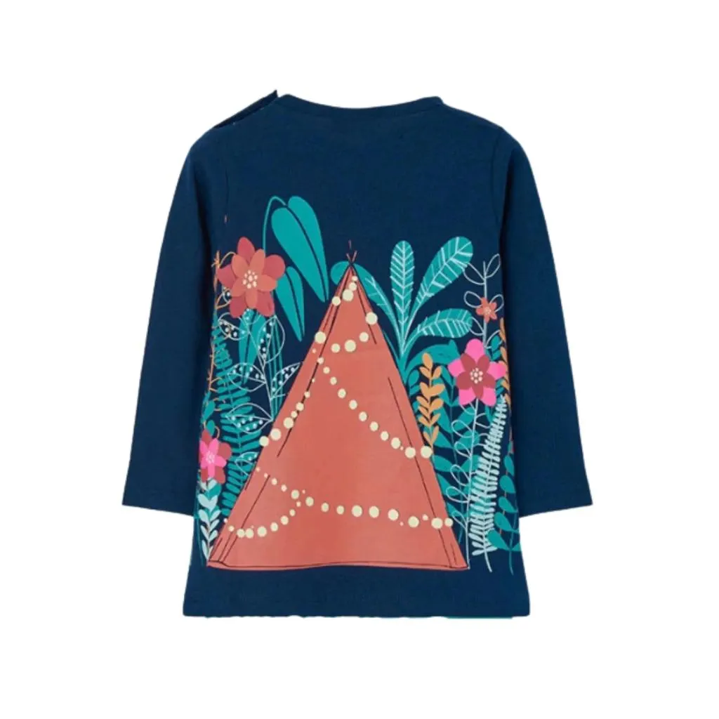 209146- Conjunto Leggins y Vestido azul marino