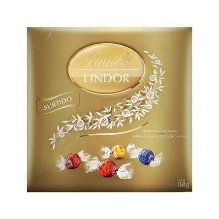 Lindt LINDOR Trufas de Chocolate Surtido Caja 168g