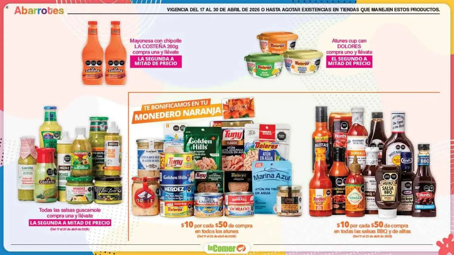 Catálogo de Folleto La Comer 17 de abril al 30 de abril 2026 - Pagina 4