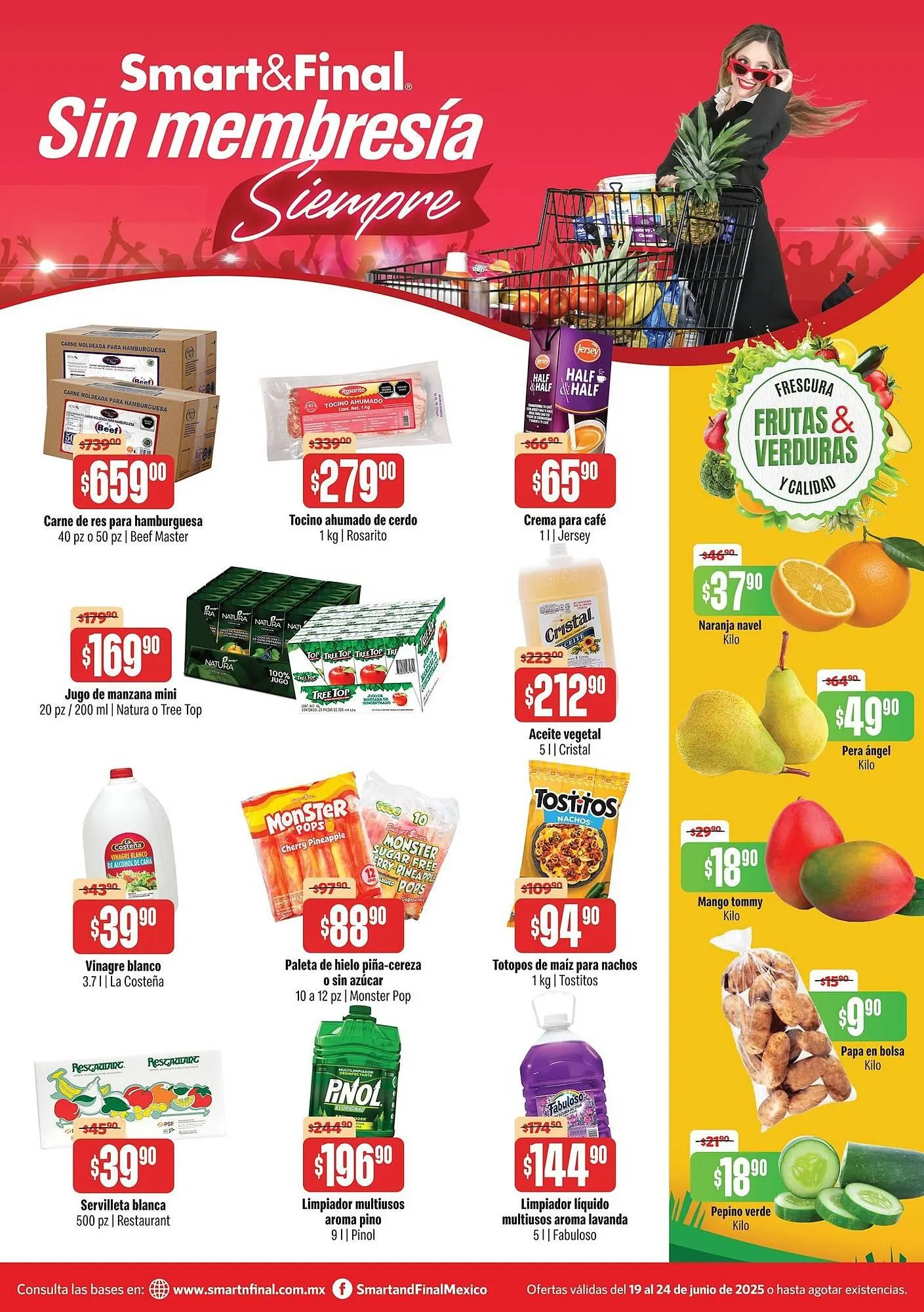 Catálogo de Catálogo Smart & Final 19 de junio al 24 de junio 2025 - Pagina 1