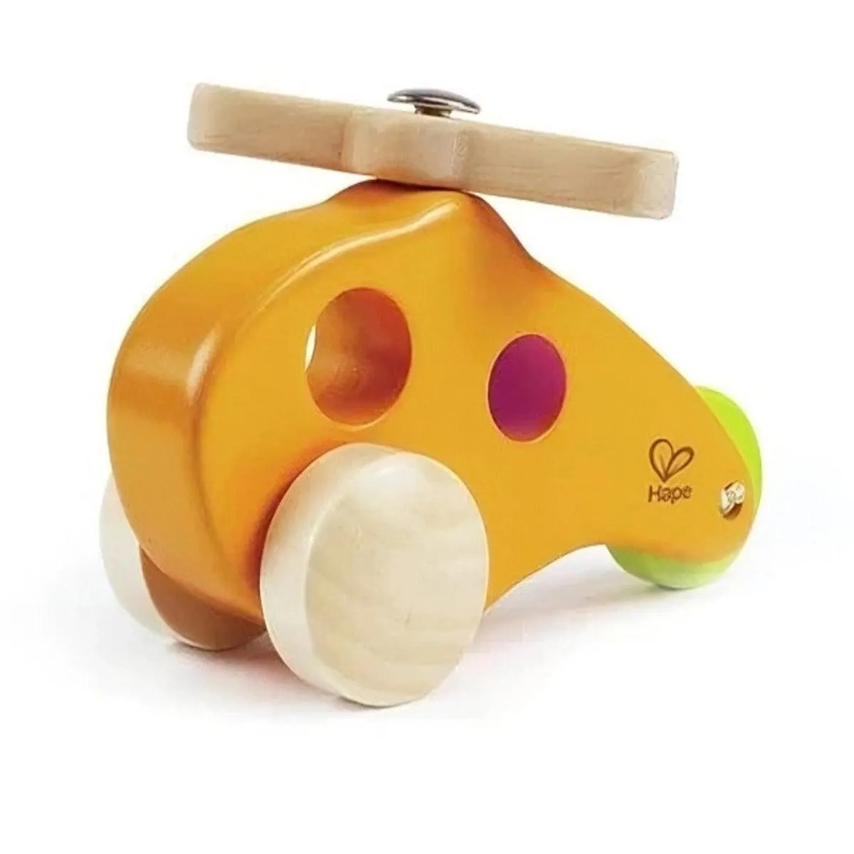 MINI HELICOPTERO DE MADERA