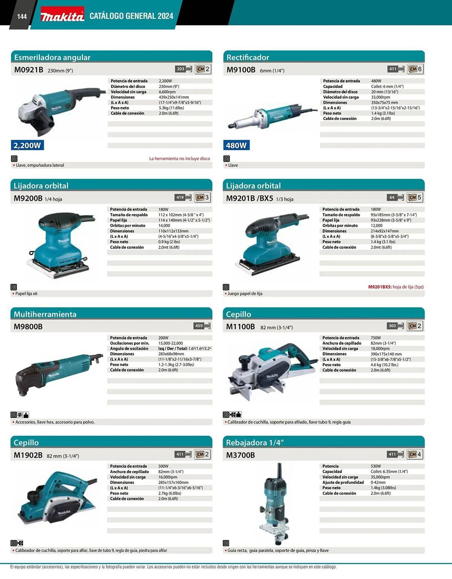 Catálogo de Catálogo Makita 12 de enero al 31 de diciembre 2026 - Pagina 144