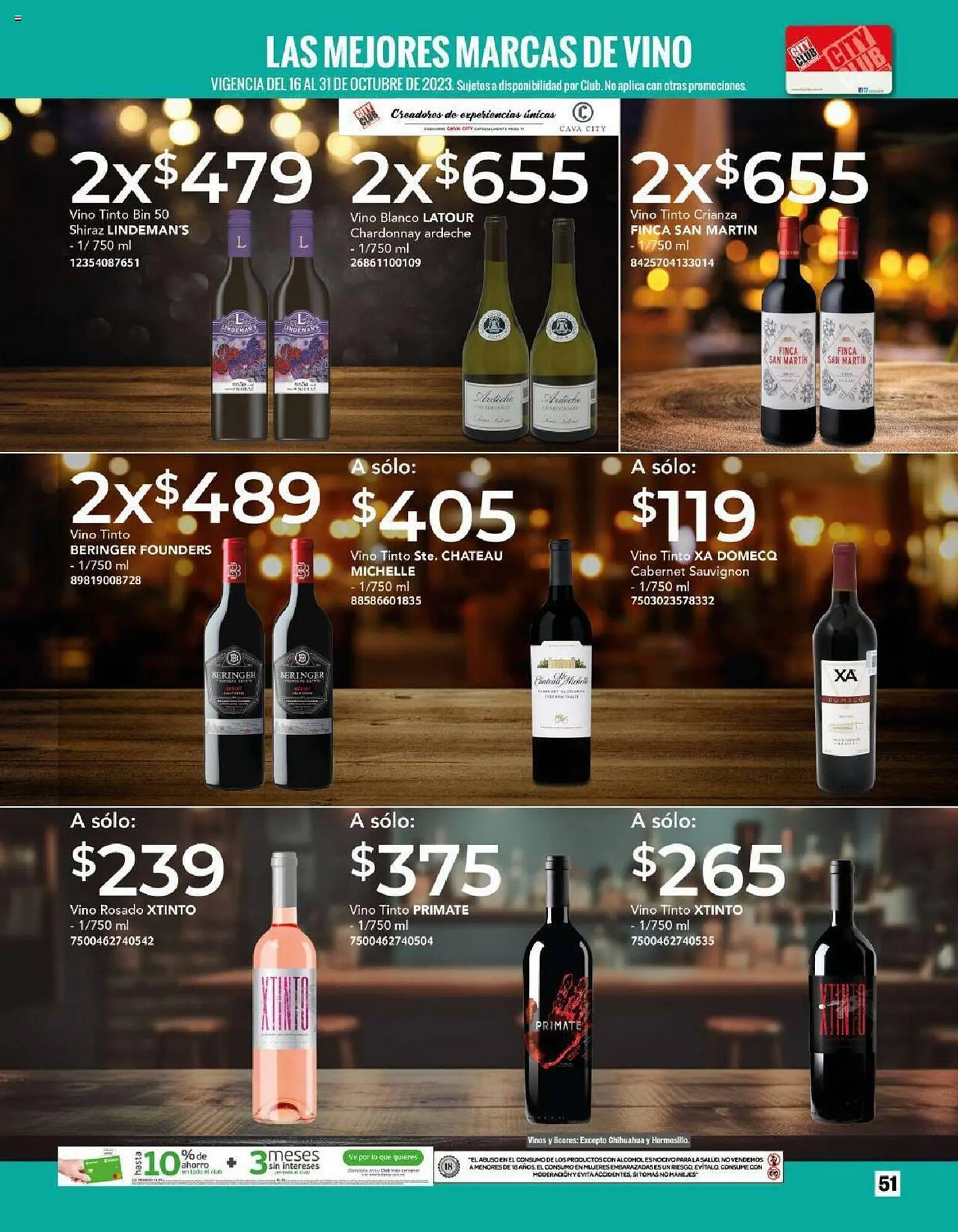 Catálogo de Catálogo City Club 2 de octubre al 31 de octubre 2023 - Pagina 51