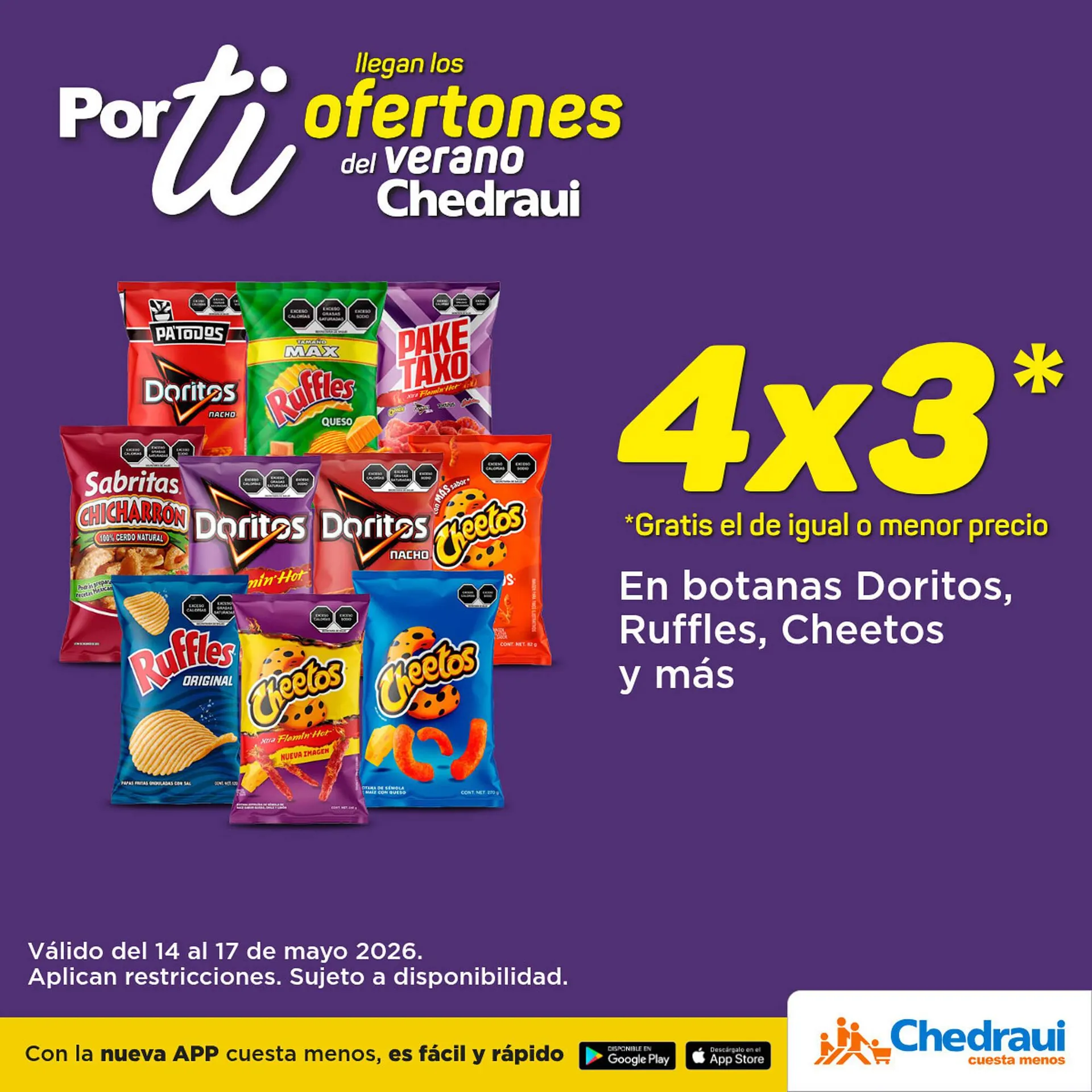 Catálogo de Folleto Chedraui 16 de mayo al 17 de mayo 2026 - Pagina 1