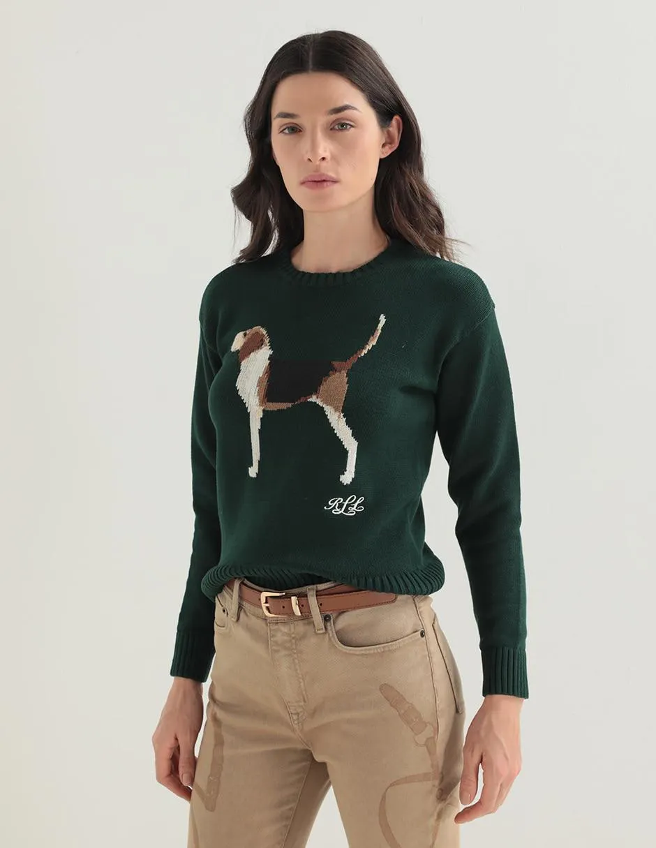 Suéter Lauren Ralph Lauren cuello redondo para mujer