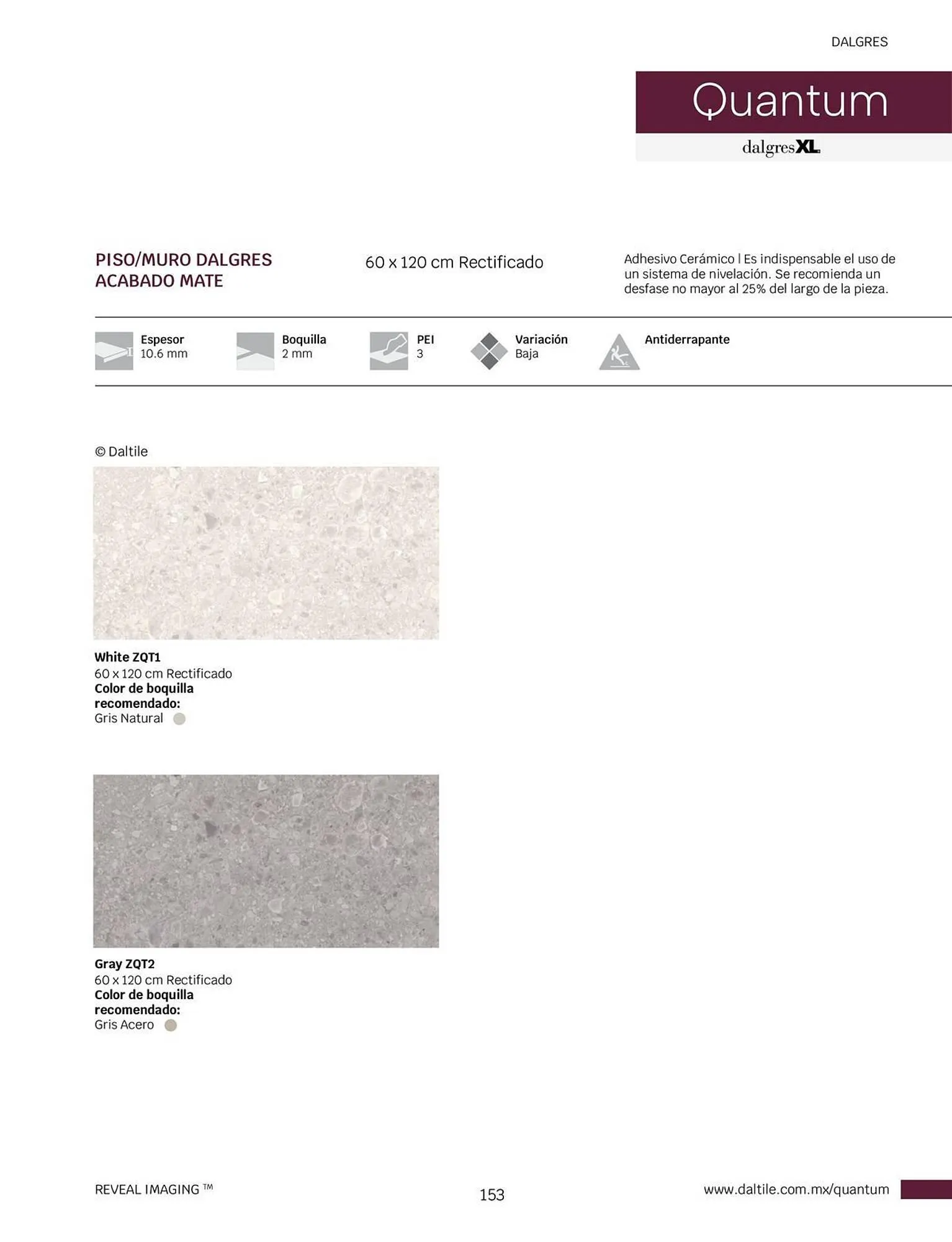 Catálogo de Catálogo Daltile 1 de enero al 31 de diciembre 2024 - Pagina 153