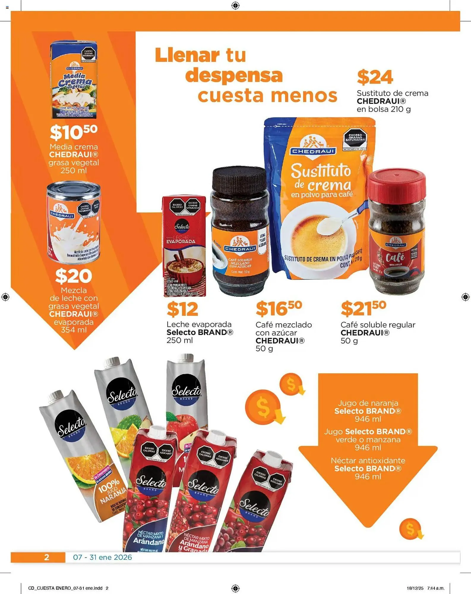 Catálogo de Folleto Chedraui 7 de enero al 1 de febrero 2026 - Pagina 2