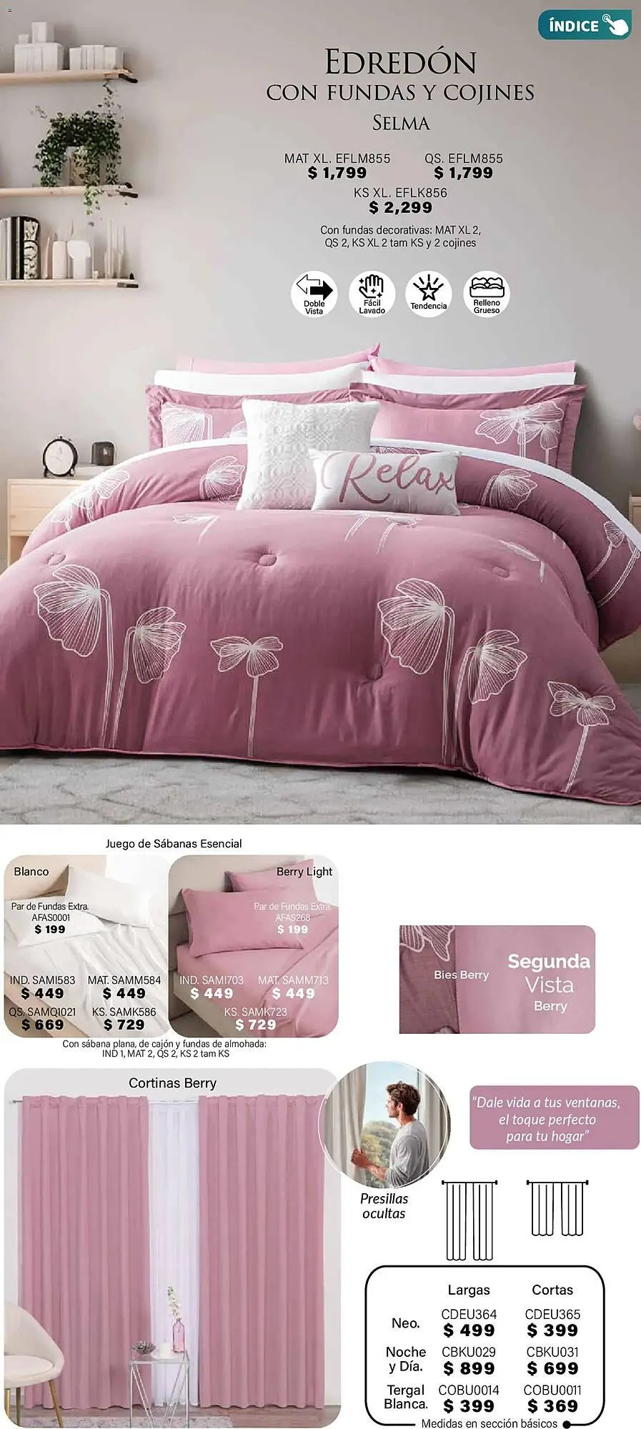 Catálogo de Catálogo Colchas Concord 1 de noviembre al 1 de febrero 2026 - Pagina 124