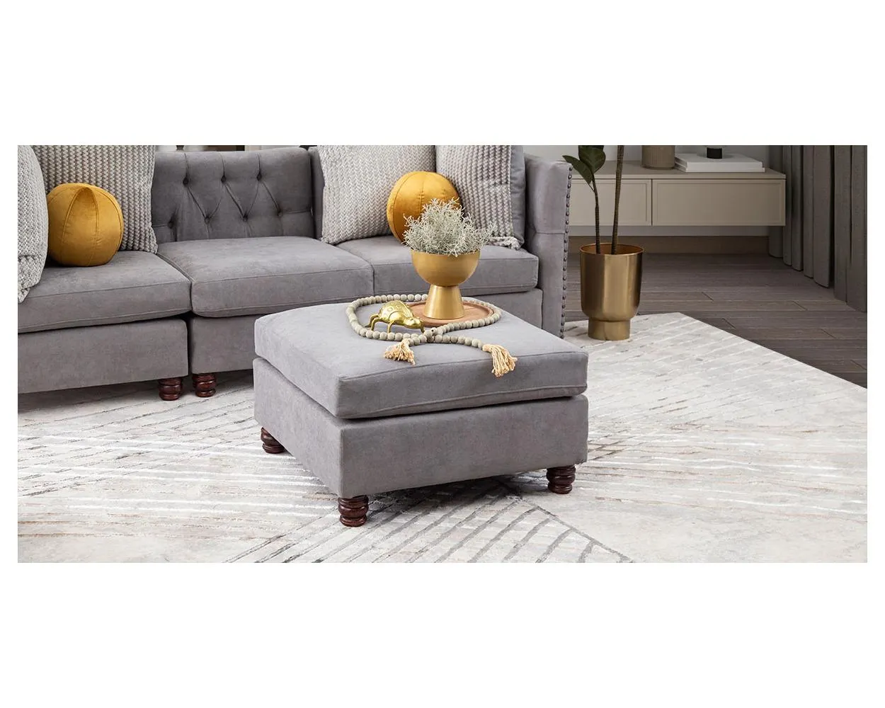 Taburete Victoria Gris