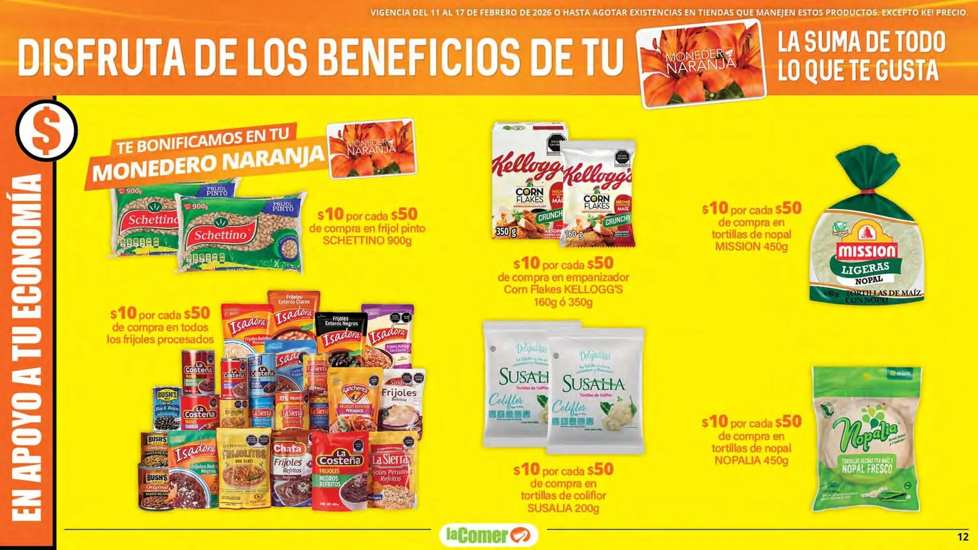 Catálogo de Folleto La Comer 11 de febrero al 17 de febrero 2026 - Pagina 12