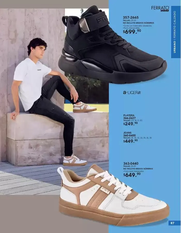 Catálogo de ANDREA | CALZADO CABALLERO 26 de enero al 24 de mayo 2025 - Pagina 87