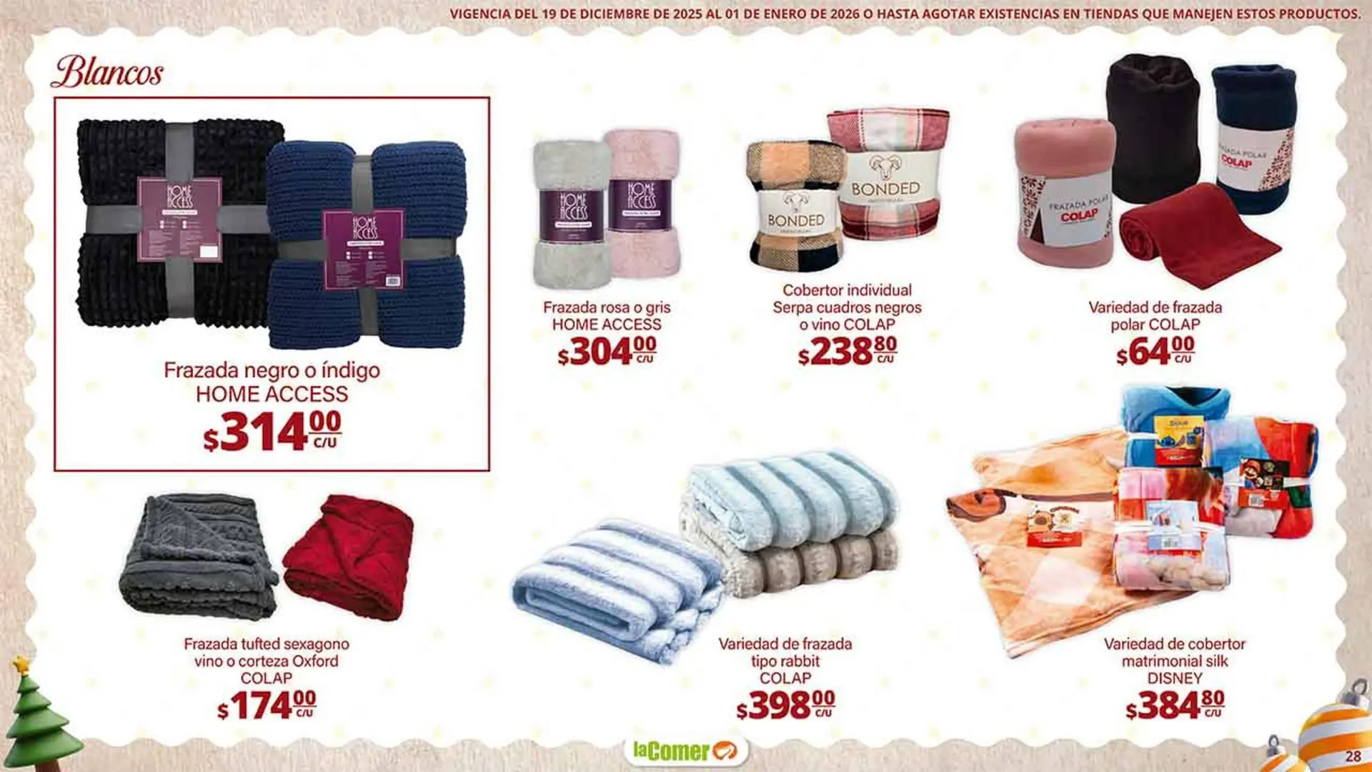 Catálogo de Folleto La Comer 19 de diciembre al 1 de enero 2026 - Pagina 28