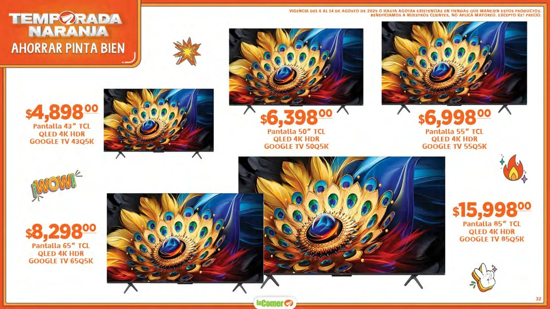 Catálogo de Catálogo La Comer 6 de agosto al 14 de agosto 2025 - Pagina 32