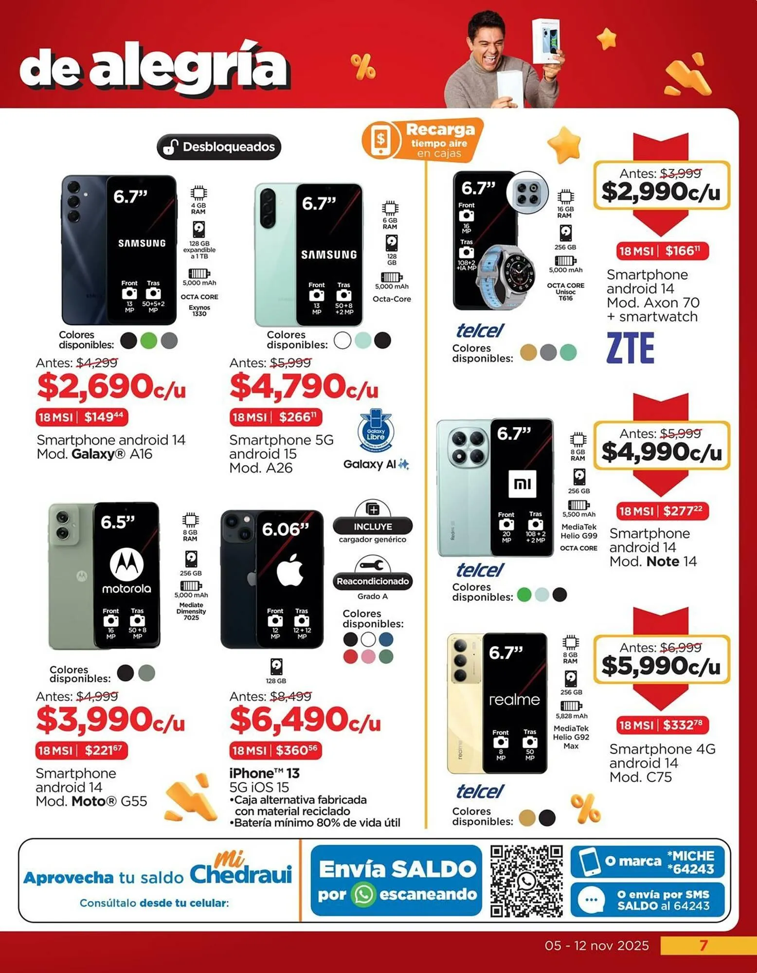 Catálogo de Folleto Chedraui 5 de noviembre al 12 de noviembre 2025 - Pagina 7