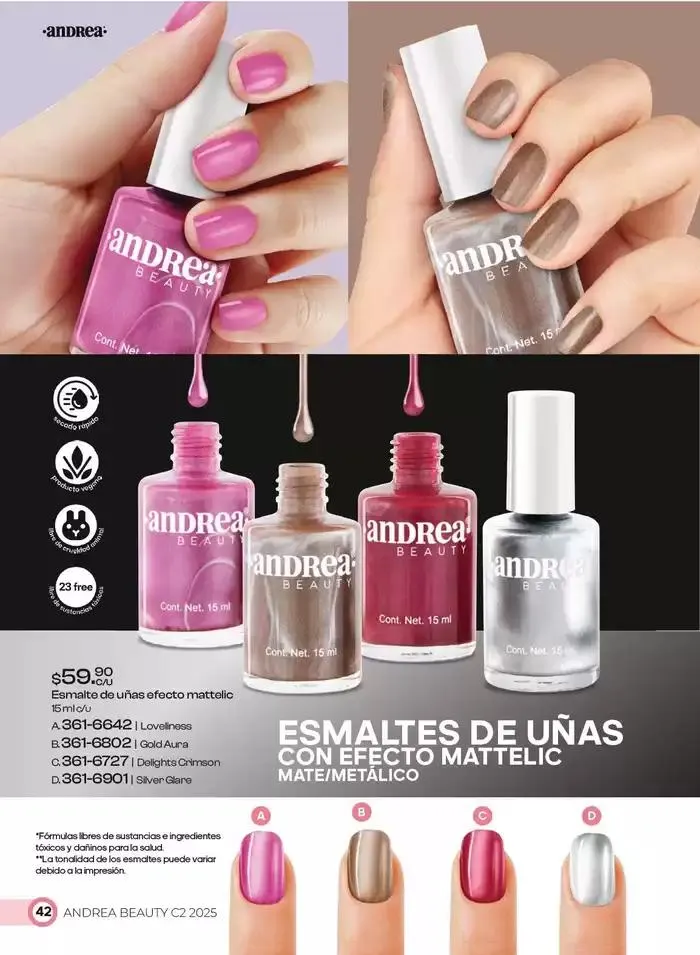 Catálogo de ANDREA | BELLEZA INTEGRAL DAMA 21 de marzo al 20 de abril 2025 - Pagina 42