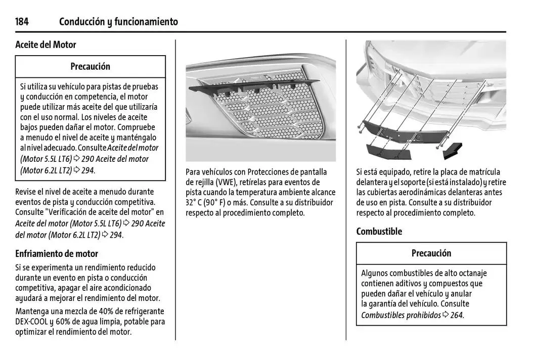 Catálogo de Chevrolet Corvette Stingray Manual del propietario 22 de enero al 31 de diciembre 2025 - Pagina 185