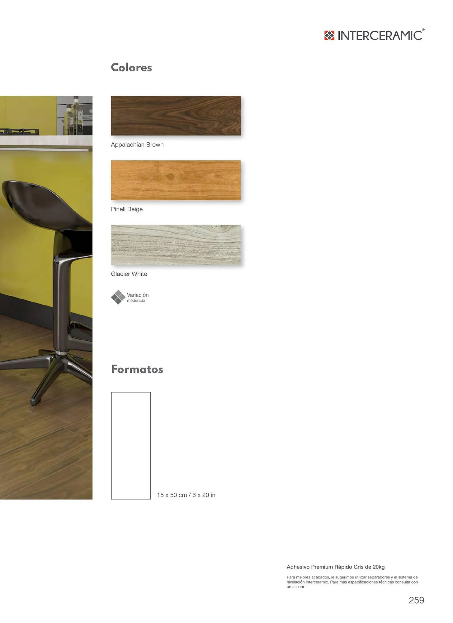 Catálogo de Catálogo Interceramic 12 de marzo al 31 de diciembre 2024 - Pagina 259