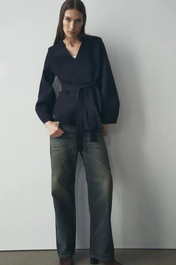 BLAZER HOMBRERAS PUNTO CINTURÓN