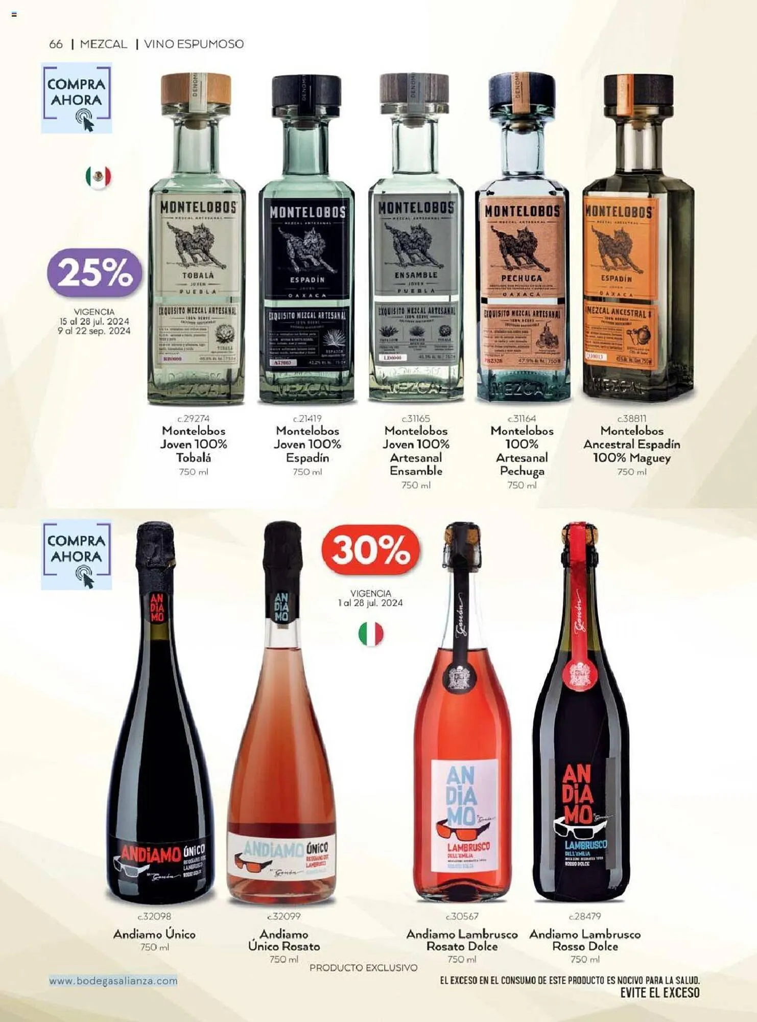 Catálogo de Catálogo Bodegas Alianza 1 de julio al 30 de septiembre 2024 - Pagina 68