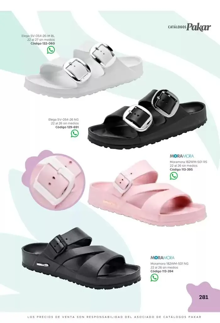 Catálogo de Pakar Sandalia 31 de enero al 31 de mayo 2025 - Pagina 281