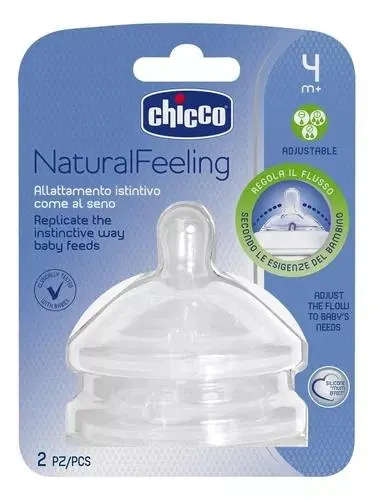 Chicco Tetina Natural Feeling Flujo Regulable 4