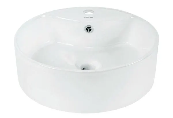 Lavabo Ovalin Imera De Color Blanco Redondo Marca TENDENZZA PL001