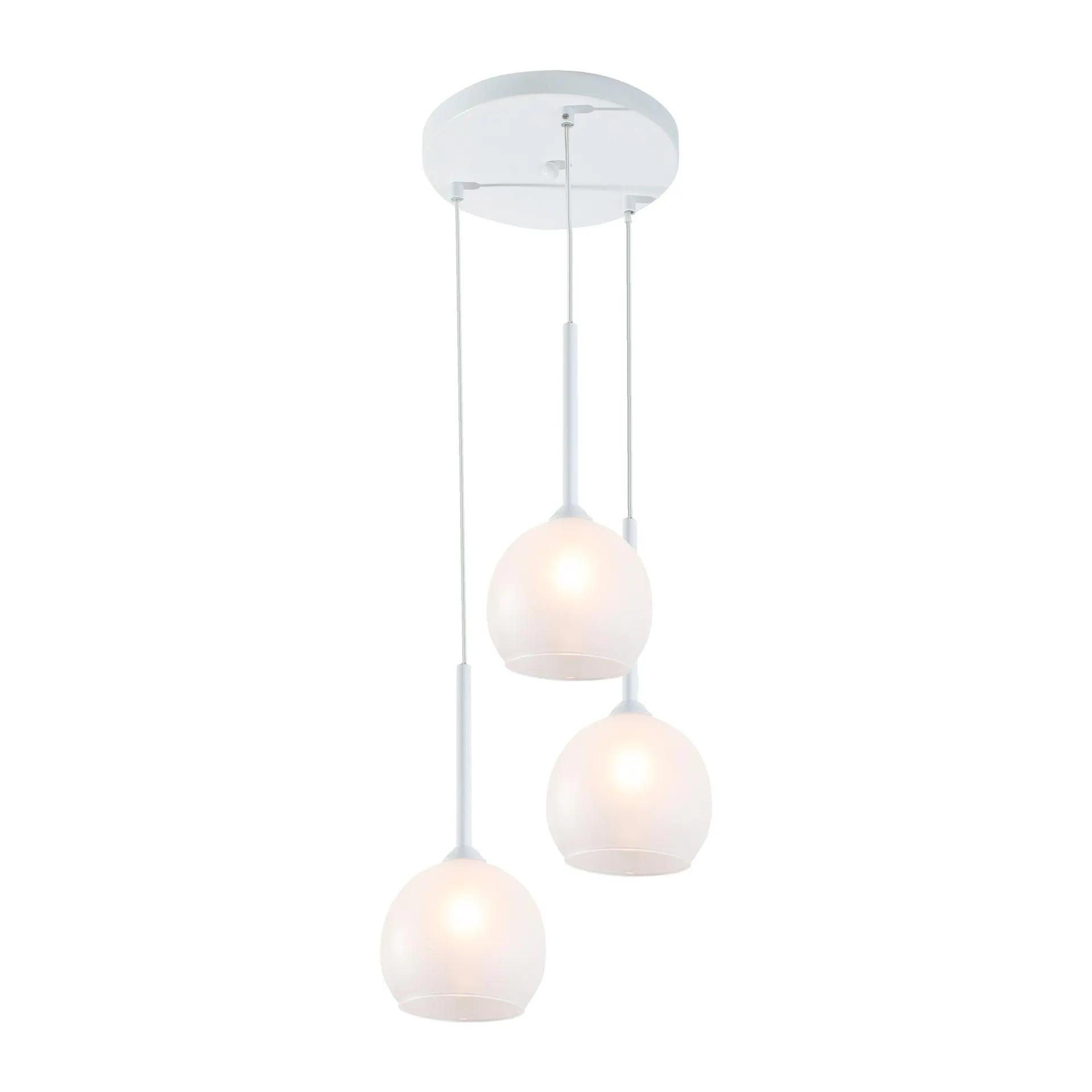 Lámpara Colgante Blanco LED G9 9w 3 Luces