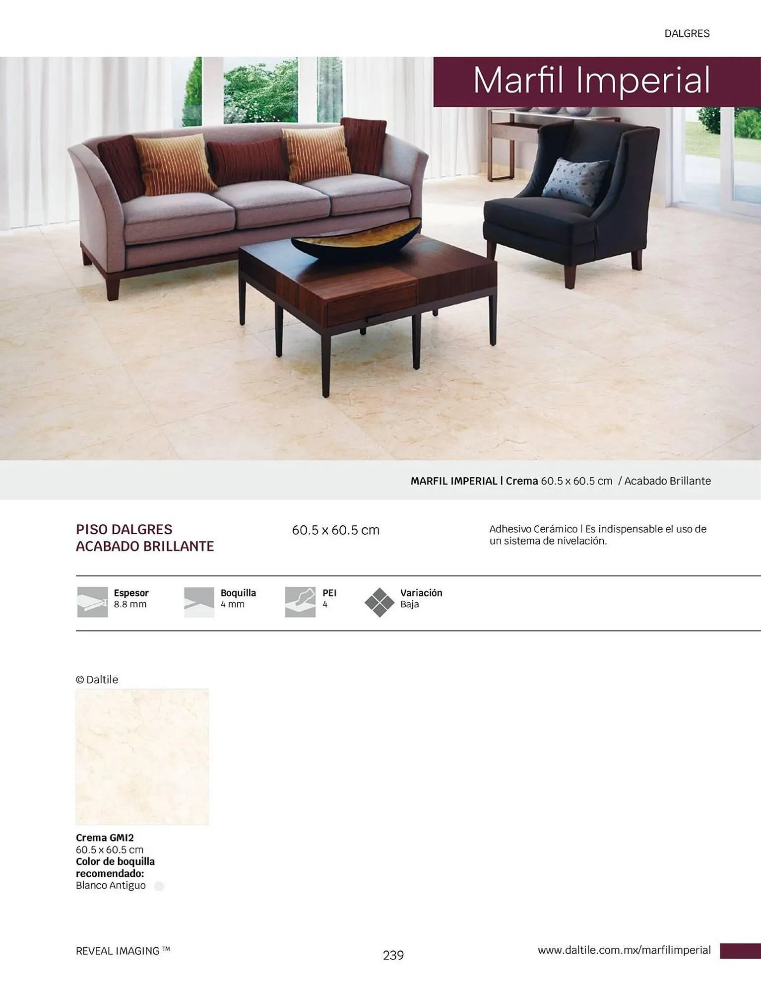Catálogo de Catálogo Daltile 1 de enero al 31 de diciembre 2024 - Pagina 239