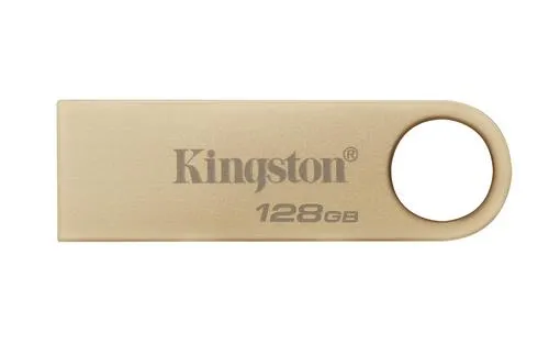 Memoria Usb Kingston 128Gb Lectura 220Mbs Usb-A 3.2 Metalica Oro Dtse9G3/128Gb