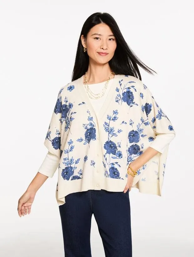 Rosette Charm Poncho