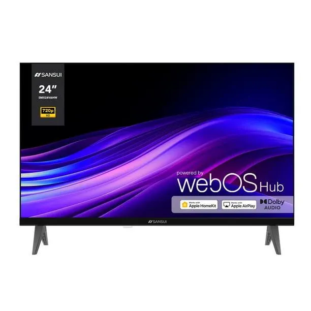 SANSUI SMX24VAHW TV 24" HD Smart TV, WiFi Sistema Operativo WebOS Series 2024 (24" HD)