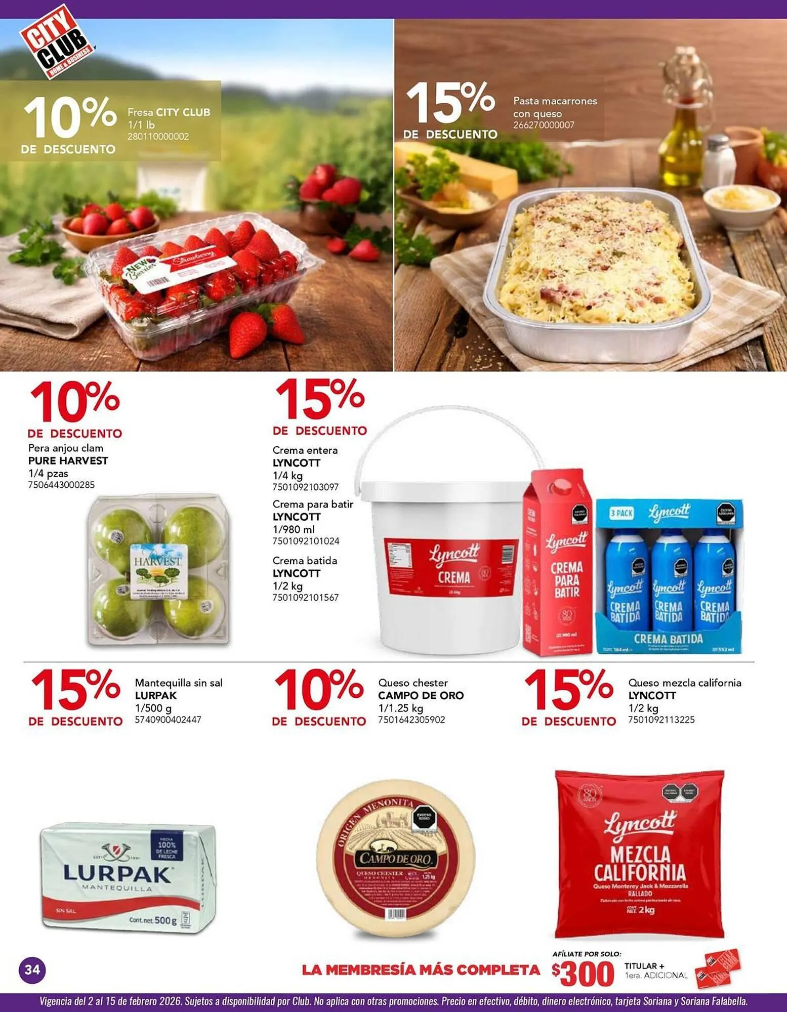 Catálogo de Catálogo City Club 2 de febrero al 1 de marzo 2026 - Pagina 34