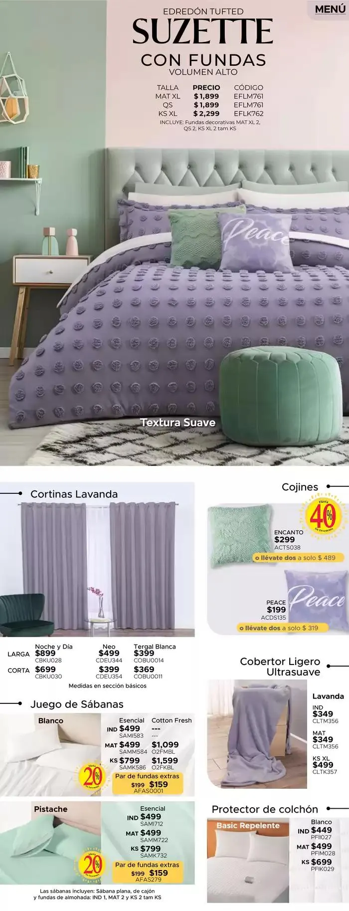 Catálogo de Ofertas Colchas Concord 4 de marzo al 31 de marzo 2025 - Pagina 17