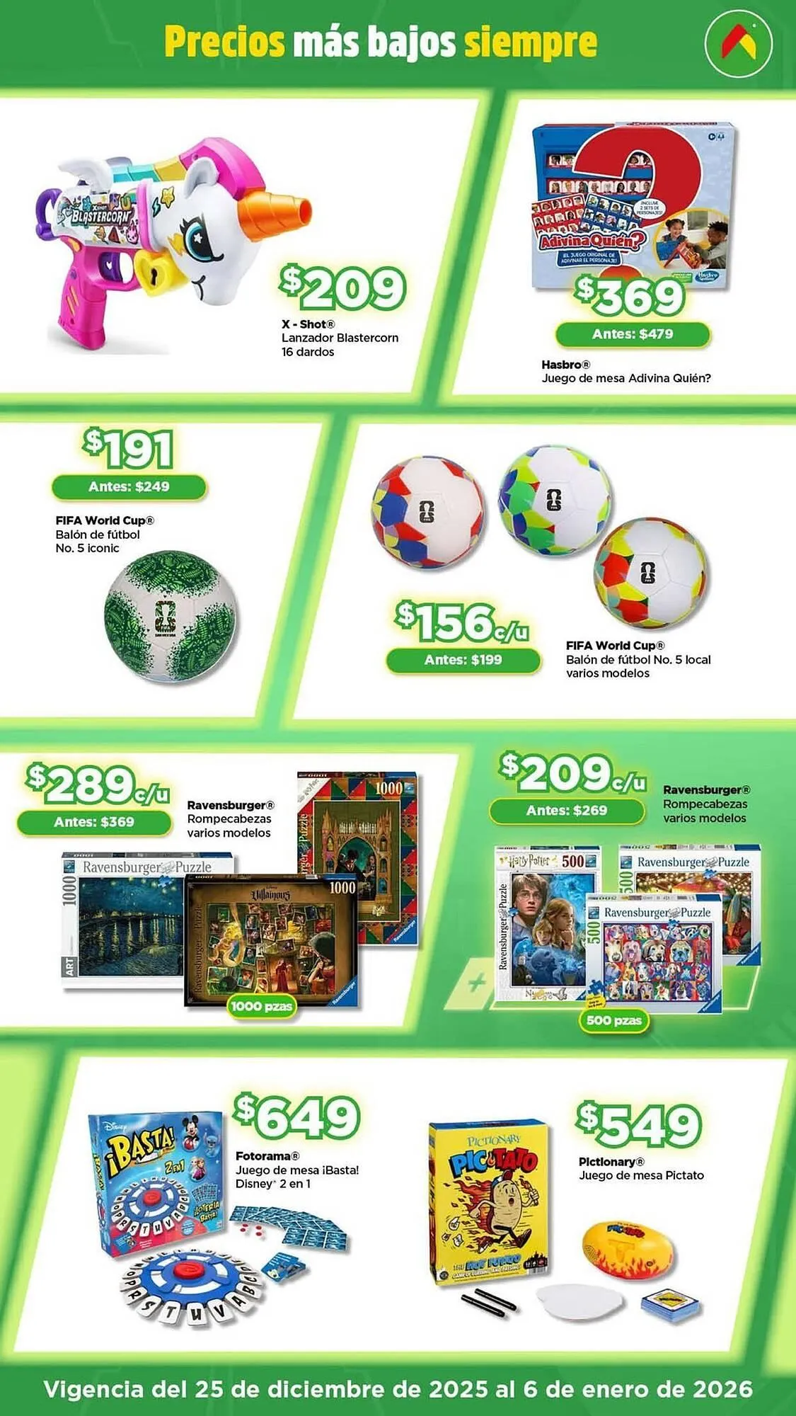 Catálogo de Folleto Bodega Aurrerá 1 de enero al 6 de enero 2026 - Pagina 1