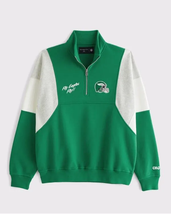 Philadelphia Eagles Half-Zip Sweatshirt