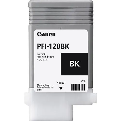 Cartucho para plotter Canon PFI-120 negro con 130ml
